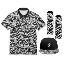 Load image into Gallery viewer, Maze Print Golf Set