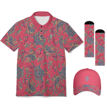 Load image into Gallery viewer, Rose Paisley Golf Set