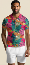 Load image into Gallery viewer, Tropical Print Golf Set