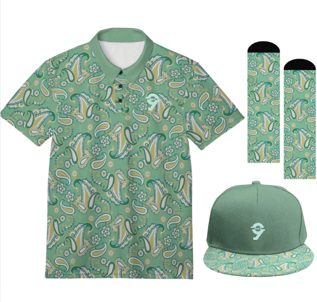 Sage & Paisley Golf Set